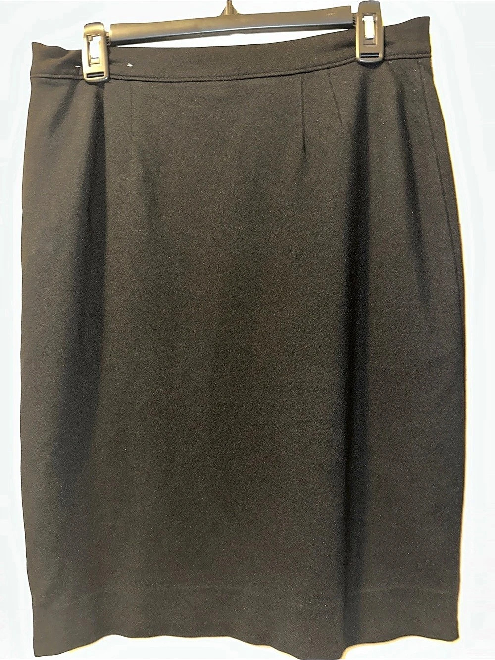 Chico's Black Skirt with GoldTone Buttons - Size 1 (8/10)